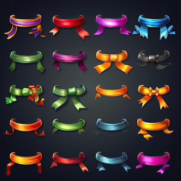 Tag ribbon banner ai generated