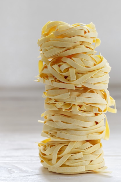 사진 tagliatelle 테이블에 생 쌀된