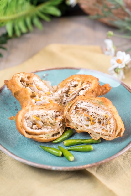 Tahu Isi Sayur Fried Tofu with Vegetable Filling