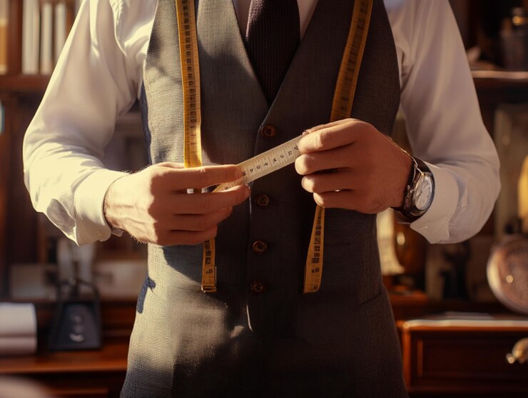 Tailor working