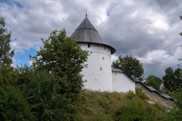 Tailovskaya Tower of the Holy Dormition PskovPechersk Monastery Pechory Pskov region Russia