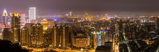 Skyline di taipei, taiwan