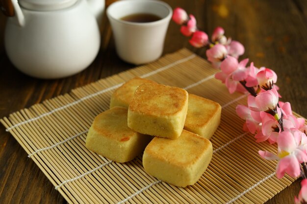 Taiwan Ananas Taart Gebak Taiwanees Beroemd Zoet Heerlijk Dessert Eten Nastar Taiwan