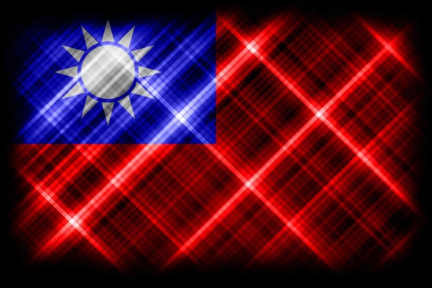 Taiwan flag national flag modern flag