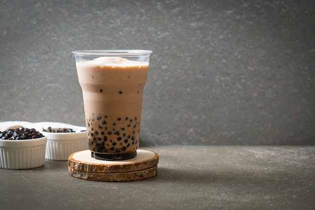 Taiwan milk tea with bubbles