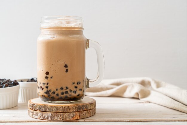 Taiwan milk tea with bubbles