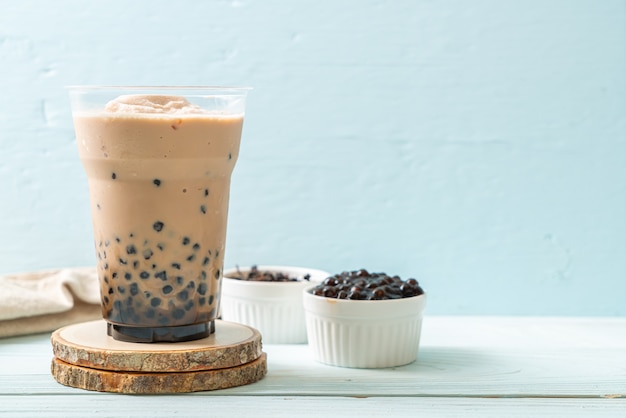 Taiwan milk tea with bubbles