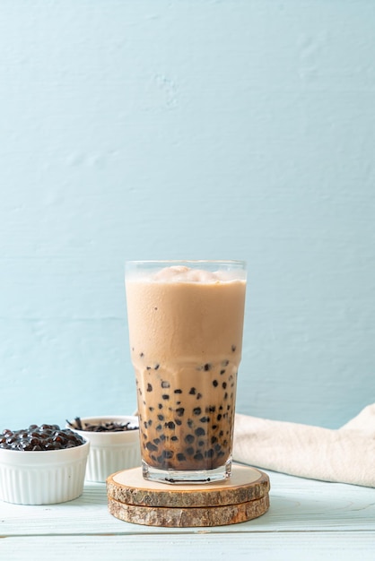 Taiwan milk tea with bubbles