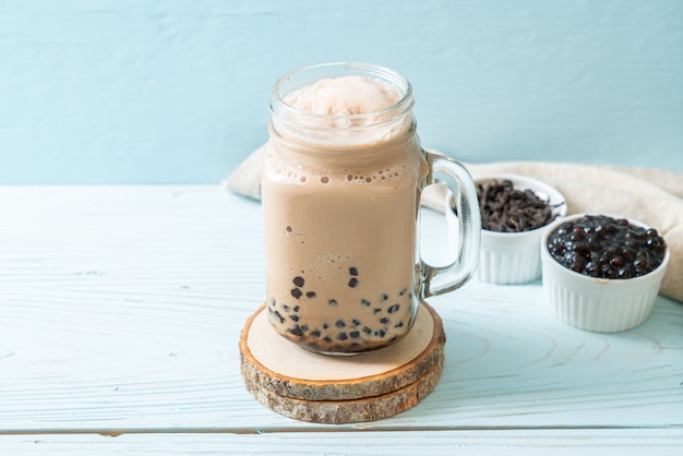 Taiwan milk tea with bubbles