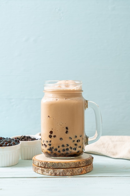 Taiwan milk tea with bubbles