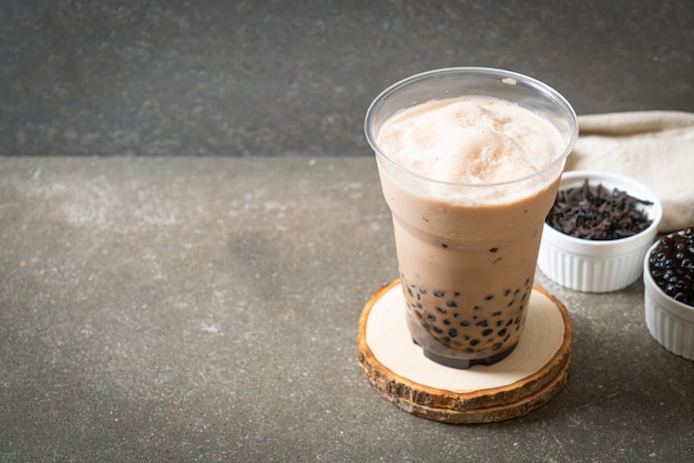 Taiwan milk tea with bubbles