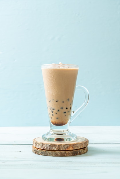 Taiwan milk tea with bubbles