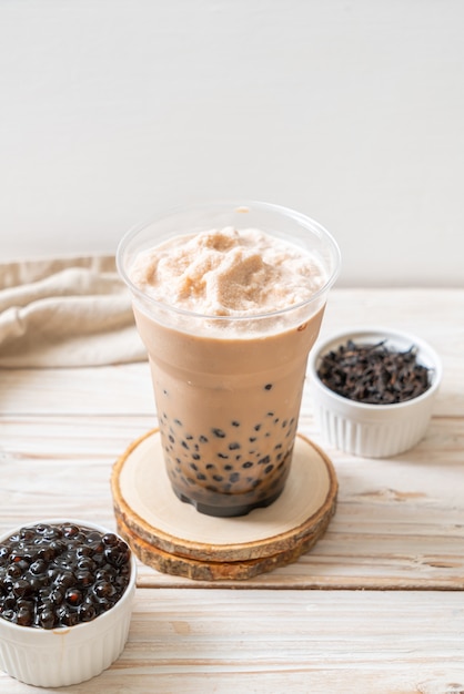 Taiwan milk tea with bubbles