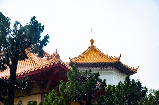 Taiwanese boeddhistische architectuur gezien in Fo Guang Shan Kaohsiung Taiwan