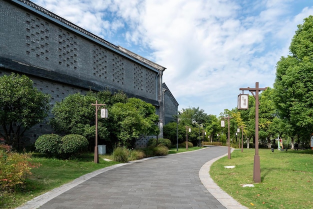 Taizhou Fengcheng Riverside Stedelijk Landschap Straatmening