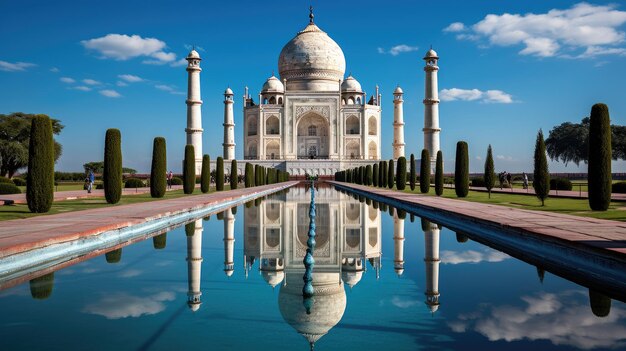 Taj Mahal Reflection India