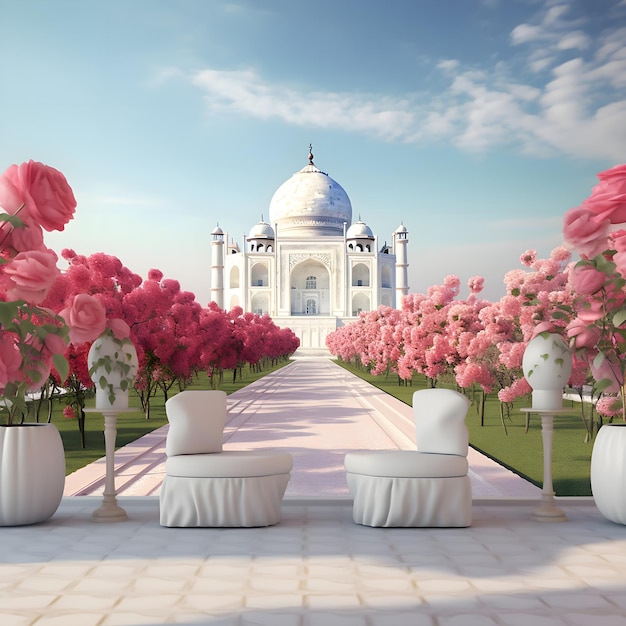 taj mahal veiw floral nice