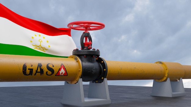 Tajikistan Gas Natural gas in Tajikistan Valve on the main gas pipeline Tajikistan gas Sanctions