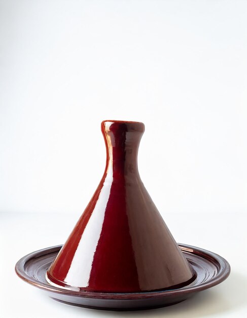 Tajine on white background