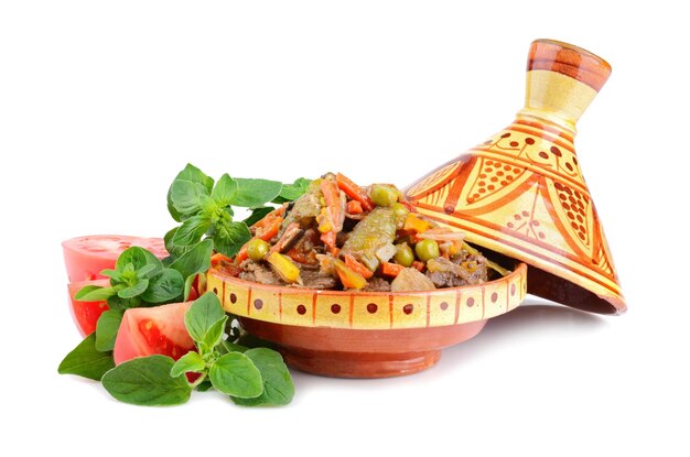 Foto tajine con carne