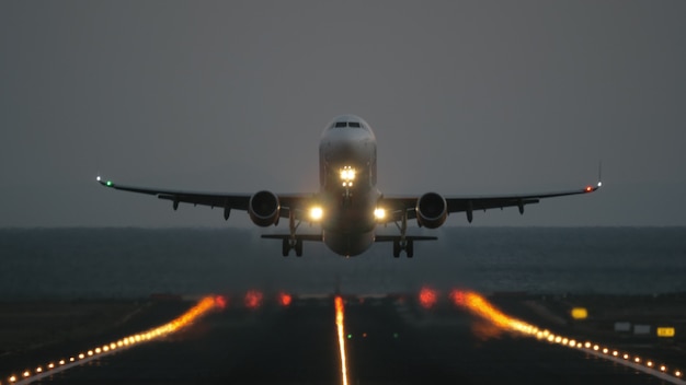 Take off at dawn