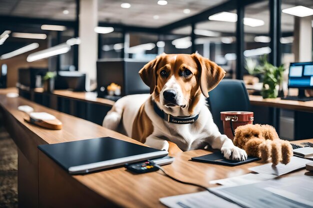 Photo take your dog to work day