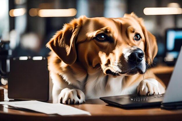 Foto porta il tuo cane al lavoro