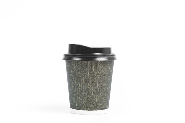 Takeaway hot coffee cup