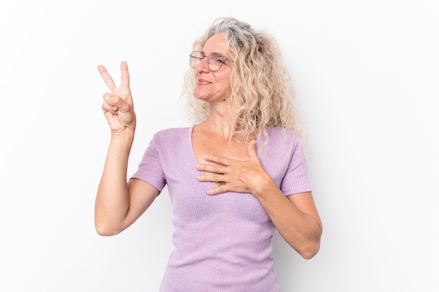 Taking an oath putting hand on chest