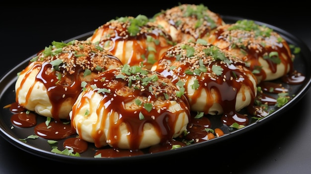 Takoyaki Aziatisch straatvoedsel Heerlijk eten