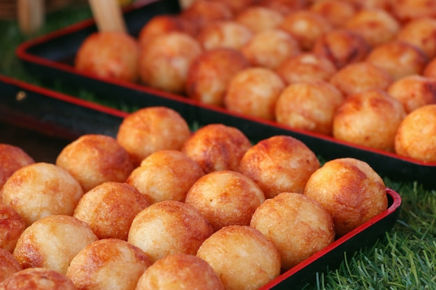 Takoyaki is Japanese snack