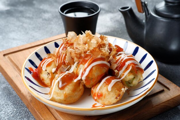 Takoyaki of octupus bal is een van de populaire japanse snacks