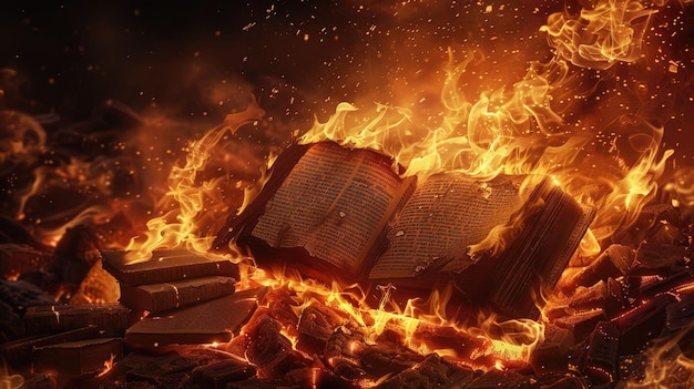 A Tale of Burning Scriptures and Binary Code