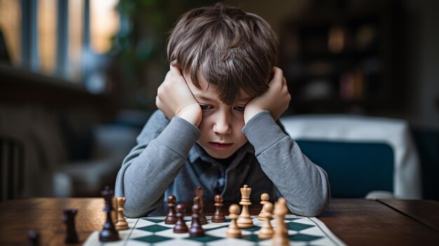 The Tale of a Defeated Boy Disappointment Looms as Chess Triumph Slips Away AR 169