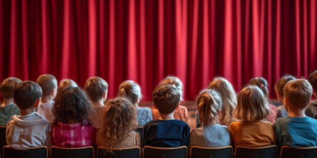 Talented Children Showcase Their Creativity In A Community Theater Production Copy Space