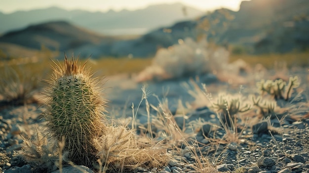 Tall cactus in Salar de Uyuni