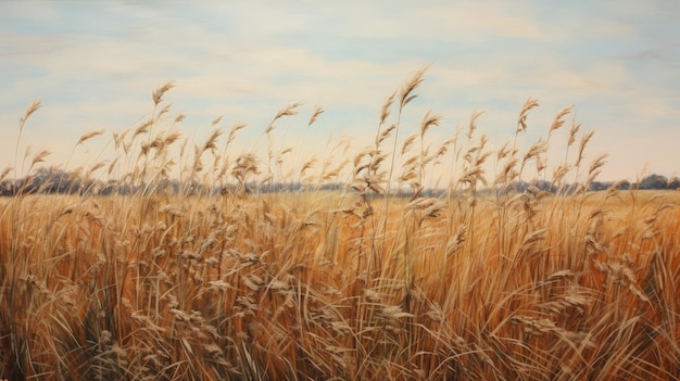 Tall Grass in the Prairie