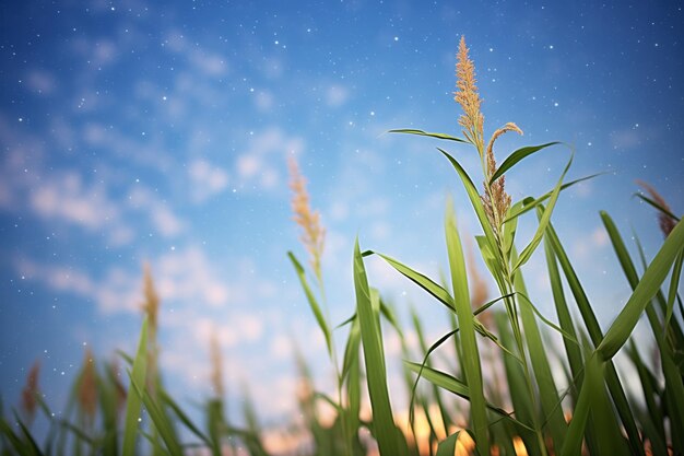 Tall grass with the glorious milky way above