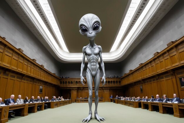 tall whispy grey space alien