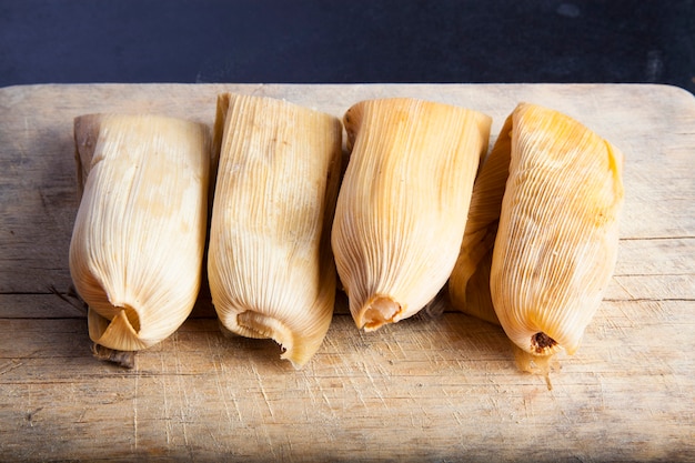 Tamal traditioneel Mexicaans eten