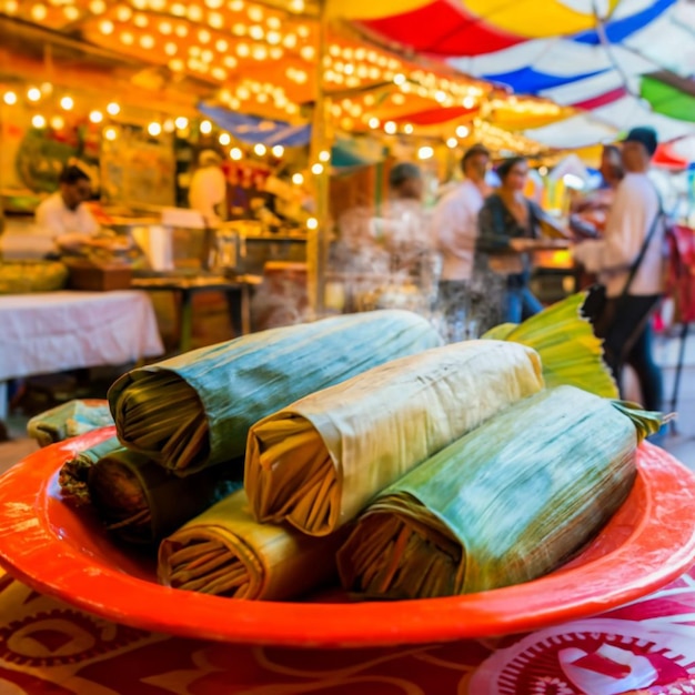 Tamales Mexican food image