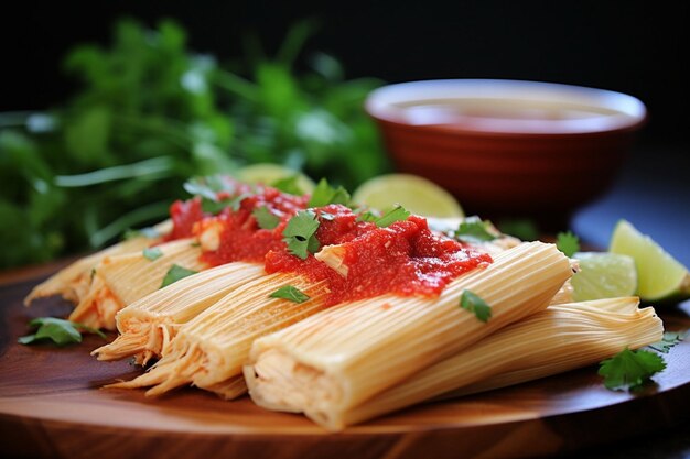 Tamales Rojos de Pollo Red Chicken Tamales