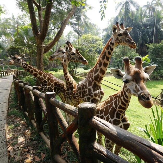 Photo taman safari zoo animals