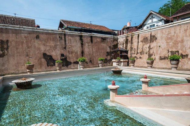 Photo taman sari water castle in yogyakarta indonesia