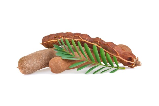 Tamarind isolated on white background