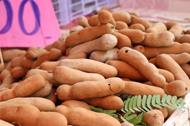 屋台の食べ物でタマリンド