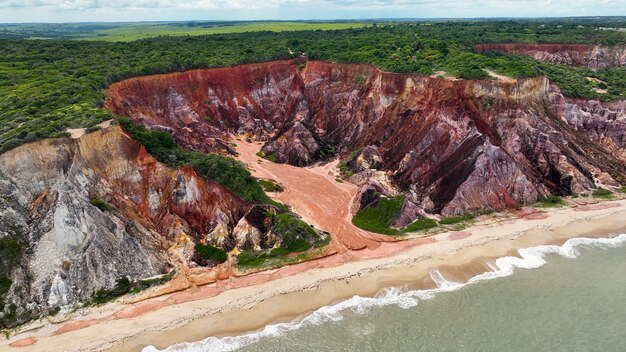 Tambaba Beach bij Conde in Paraiba Brazilië