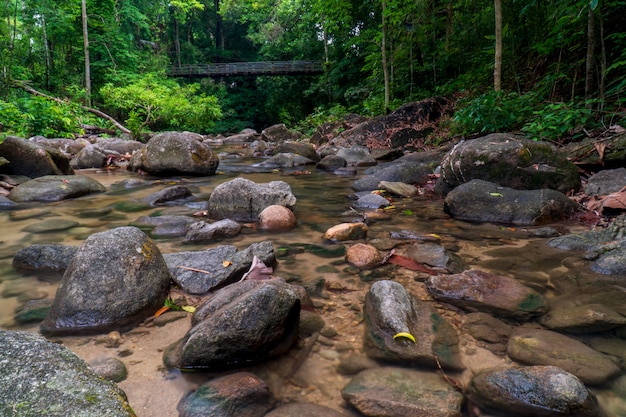 Tamnung waterfall at Phuket Thailand