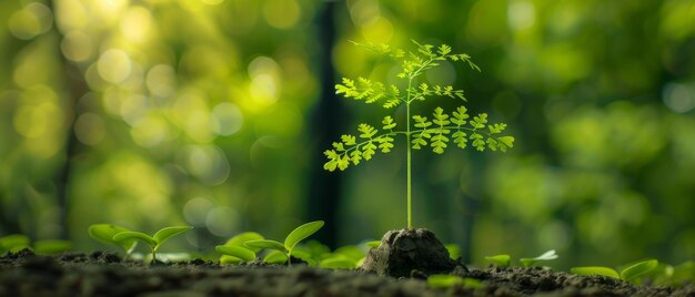 写真 タミンドの芽の成長段階