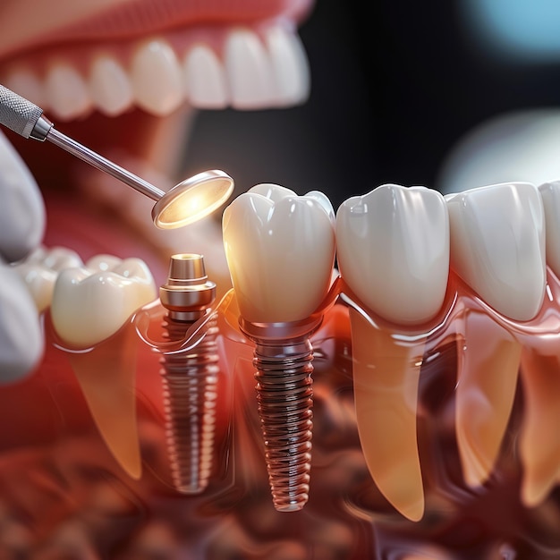 Tandimplantat herstel glimlach precisie en duurzaamheid betrouwbare oplossing voor ontbrekende tanden verbetering van mondgezondheid vertrouwen natuurlijk uitziende blijvende resultaten gepersonaliseerde zorg voor een helderder glimlach